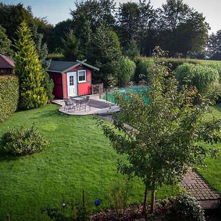 Ferienhaus Mountfrosch Mit Sauna Und Naturpool Monschau Exterior foto